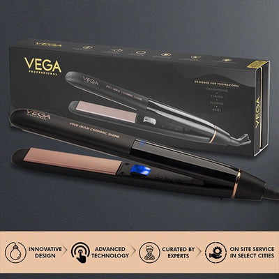 Vega Professional - Pro Gold Ceramic Shine Hair Straightener VPMHS-08