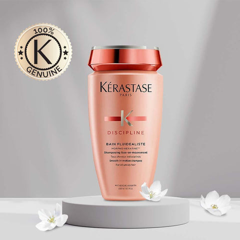 Kerastase Discipline - Bain Fluidealiste Gentle Shampoo, Sulfate Free, For Frizzy & Color-Treated Hair (250ml)