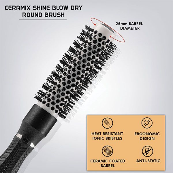 Vega Professional - Ceramix Shine Hair Brush Set VPPHB-16