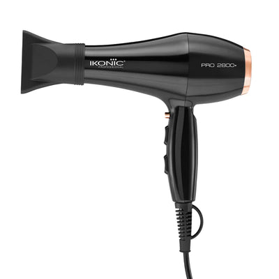 Ikonic Professional - Pro 2800+ Hair Dryer Black