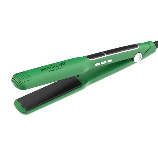 Ikonic Me - 2-in-1 Straight & Curl - Wide Green