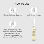 Skeyndor Uniqcure - 8H Night Repairing Concentrate 7*2ml – Skeyndor skincare product at Reflexions Salon India