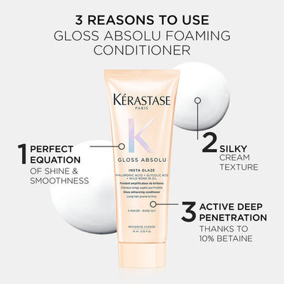 Kerastase Gloss Absolu - Insta Glaze, Gloss enhancing Conditioner 75ml
