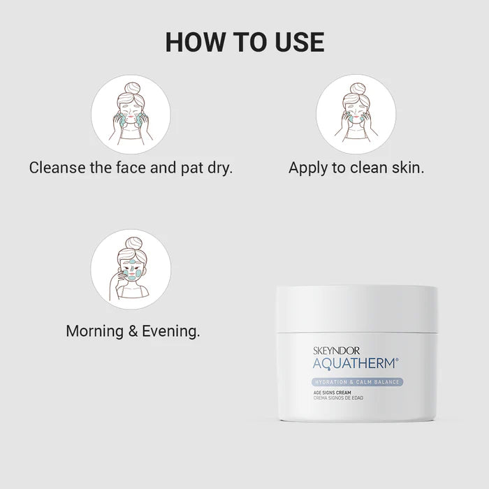 Skeyndor Aquatherm Hydration & Calm Balance - Age Signs Cream - 50ml