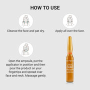 Skeyndor Uniqcure - Brightening Glow Concentrate 7*2ml – Skeyndor skincare product at Reflexions Salon India