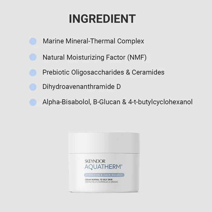 Skeyndor Aquatherm Hydration & Calm Balance Cream - 50ml