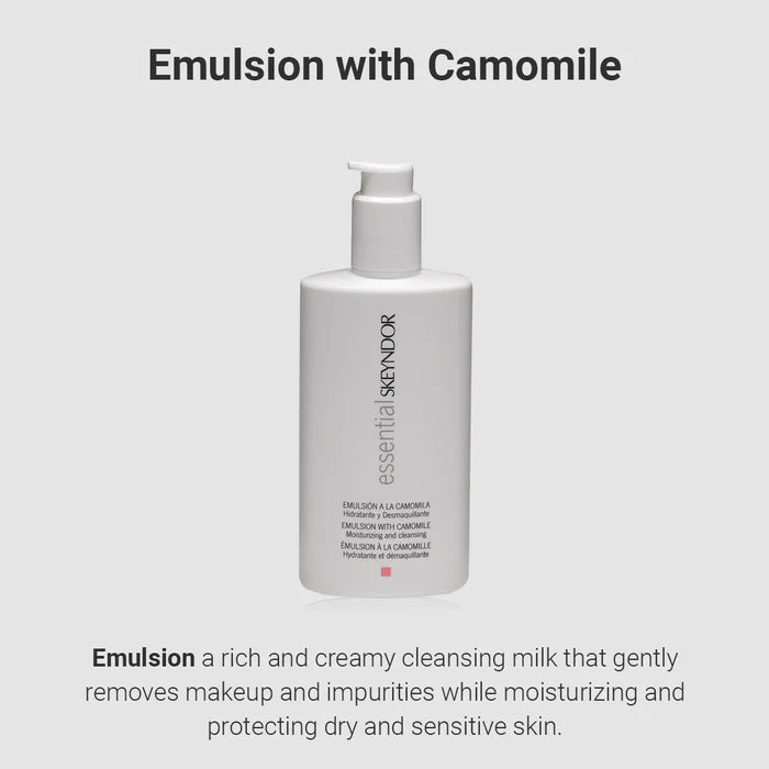Skeyndor Essential Cleansing Emulsion With Camomile - 250ml