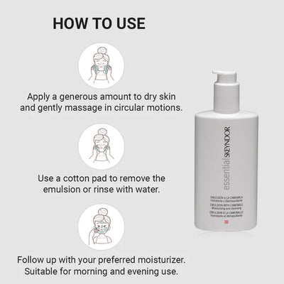 Skeyndor Essential Cleansing Emulsion With Camomile - 250ml