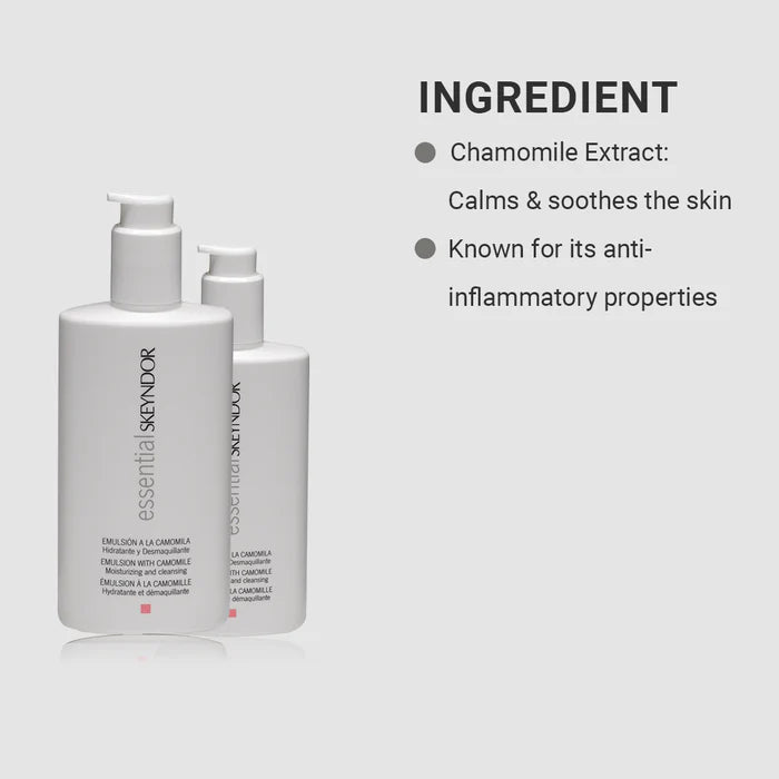 Skeyndor Essential Cleansing Emulsion With Camomile - 250ml