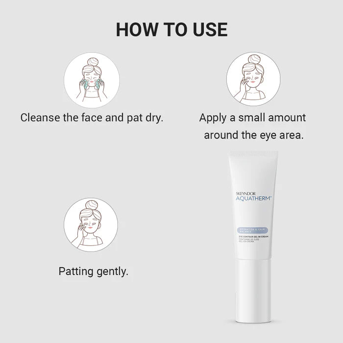 Skeyndor Aquatherm Hydration & Calm Balance - Eye Contour Gel-In-Cream - 15ml