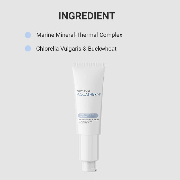 Skeyndor Aquatherm Hydration & Calm Balance - Eye Contour Gel-In-Cream - 15ml