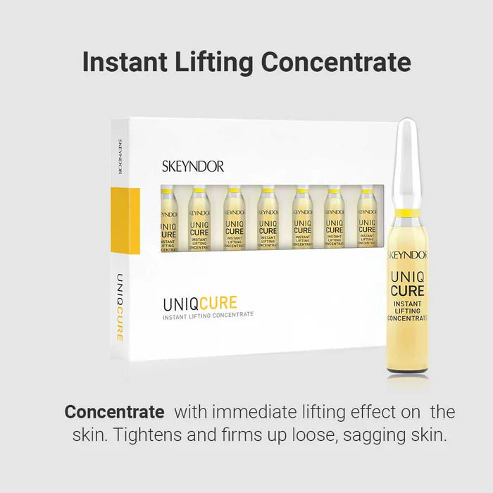 Skeyndor Uniqcure - Instant Lifting Concentrate 7*2ml – Skeyndor skincare product at Reflexions Salon India