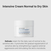 Skeyndor Aquatherm - Intensive Cream Normal to Dry Skin 50ml – Skeyndor skincare product at Reflexions Salon India