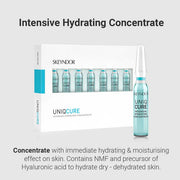 Skeyndor Uniqcure - Intensive Hydrating Concentrate 7*2ml – Skeyndor skincare product at Reflexions Salon India