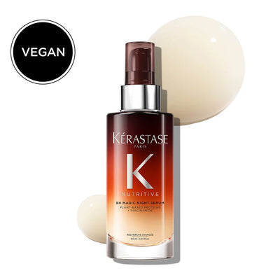 Kerastase Nutritive 8H Magic Night Serum, 96 Hr Frizz Control, Enriched with Vitamin E 90ml