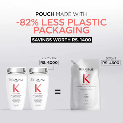 Kerastase Premiere - Bain Decalcifiant Reparateur Shampoo For Damaged Hair 500ml Refill