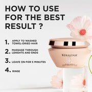 Kerastase Gloss Absolu Crème Anti-Frizz Mask For Bouncy, Glossy Hair 200ml