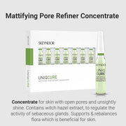 Skeyndor Uniqcure - Mattifying Pore Refining Concentrate 7*2ml – Skeyndor skincare product at Reflexions Salon India