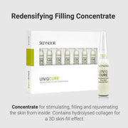 Skeyndor Uniqcure - Redensifying Filling Concentrate 7*2ml – Skeyndor skincare product at Reflexions Salon India