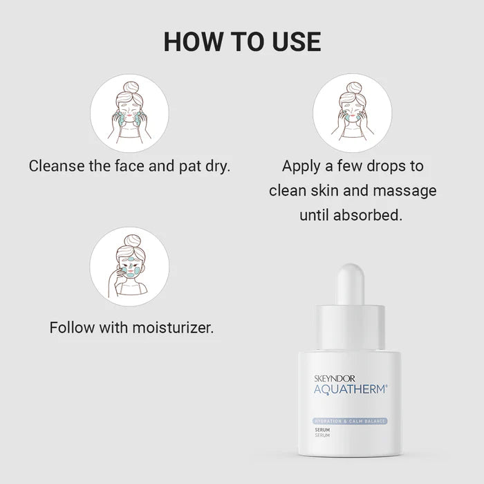 Skeyndor Aquatherm Hydration & Calm Balance Serum - 30ml