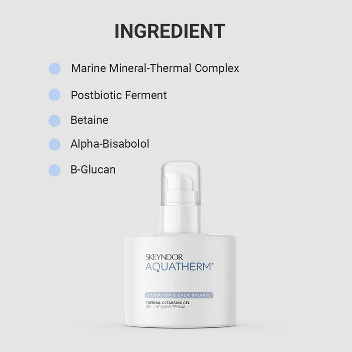 Skeyndor Aquatherm Hydration & Calm Balance - Thermal Cleansing Gel - 250ml
