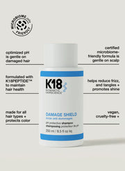 K18 DAMAGE SHIELD pH protective shampoo - 250ml