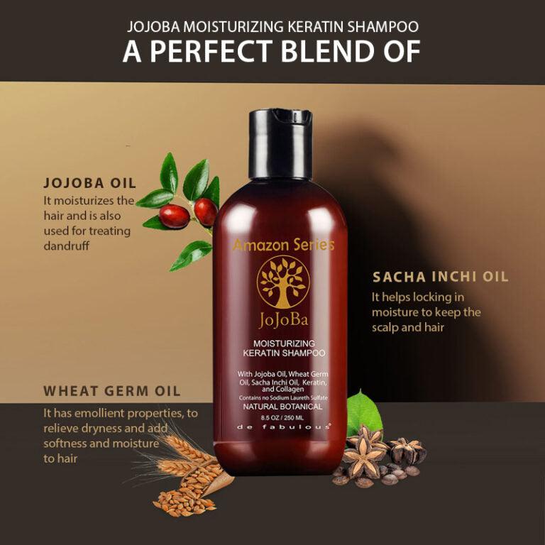 Amazon Series - Jojoba Moisturizing Keratin Shampoo 250ml - Reflexions Salon