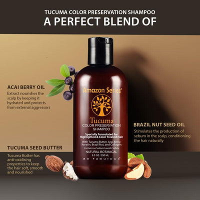 Amazon Series - Tucuma Color Preservation Shampoo 250ml - Reflexions Salon