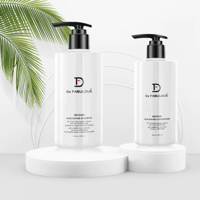 De Fabulous Reviver Hair Repair Kit - Shampoo + Conditioner, Keratin Protien Treatment (250ml +250ml) - Reflexions Salon