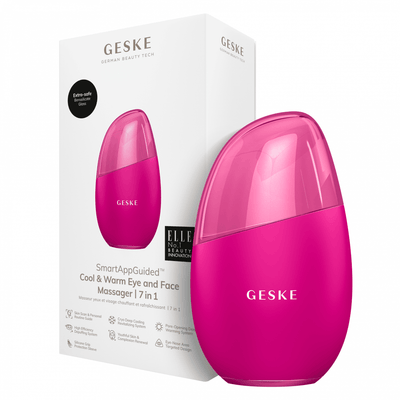 Geske Cool & Warm Eye and Face Massager | 7 in 1 Magenta - Reflexions Salon