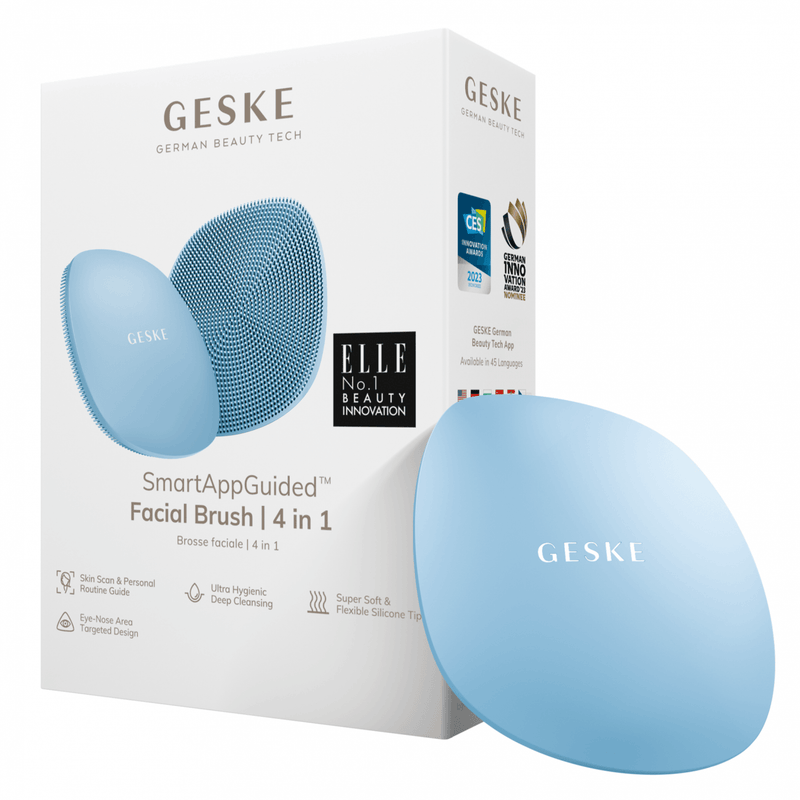 Geske Facial Brush | 4 in 1 Aquamarine - Reflexions Salon