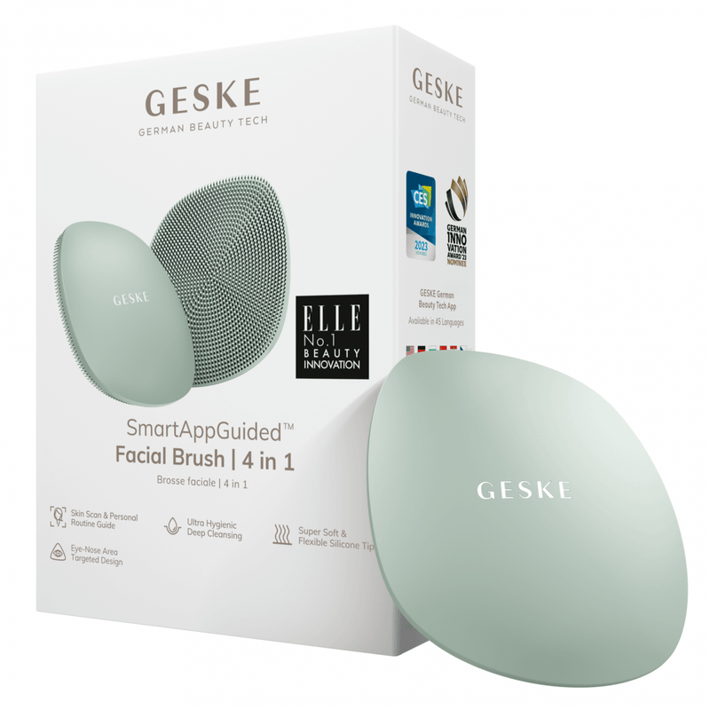 Geske Facial Brush | 4 in 1 Green - Reflexions Salon