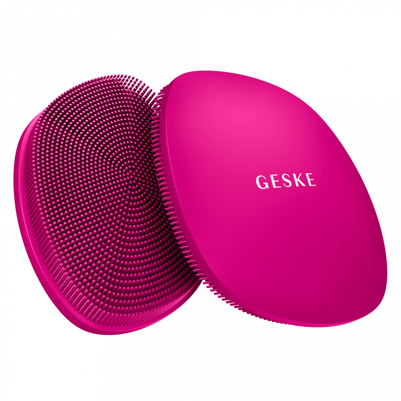 Geske Facial Brush | 4 in 1 Magenta - Reflexions Salon