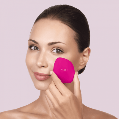 Geske Facial Brush | 4 in 1 Magenta - Reflexions Salon