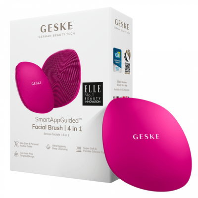 Geske Facial Brush | 4 in 1 Magenta - Reflexions Salon