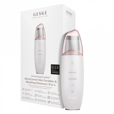 Geske MicroCurrent Skin Scrubber & Blackhead Remover | 9 in 1 Starlight - Reflexions Salon