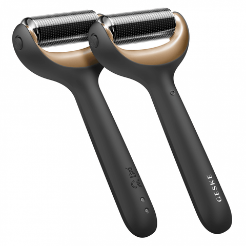 Geske MicroNeedle Face & Body Roller | 8 in 1 Gray