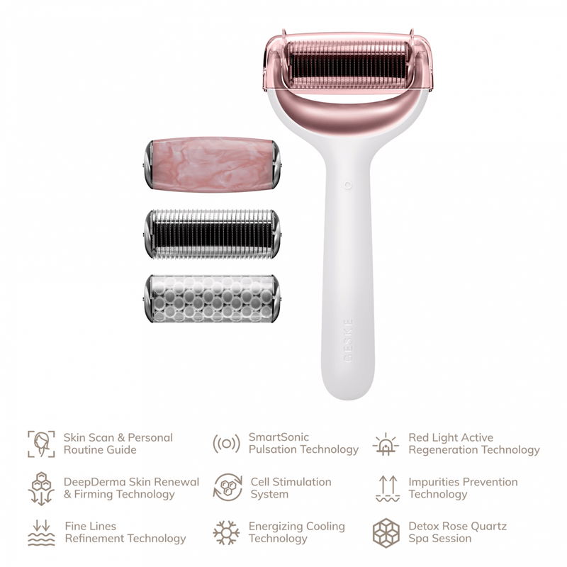 Geske MicroNeedle Face Roller | 9 in 1 Starlight - Reflexions Salon