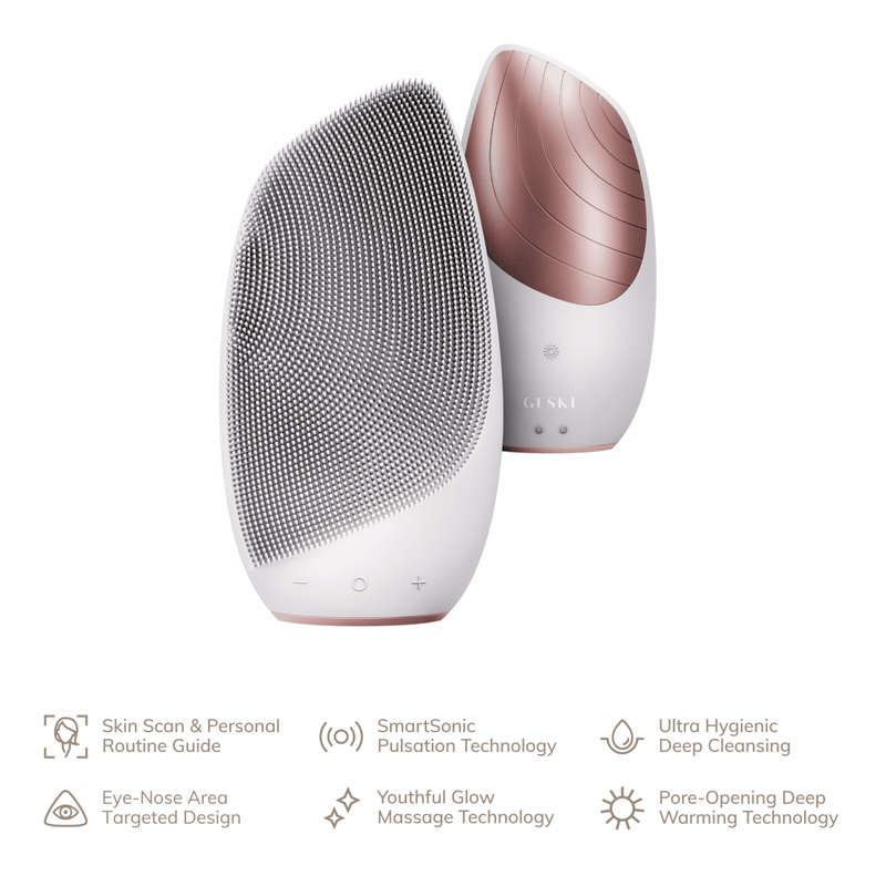 Geske Sonic Thermo Facial Brush | 6 in 1 Starlight - Reflexions Salon