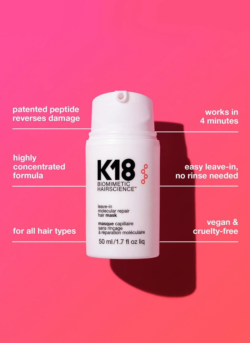 K18 - Leave-in Molecular Repair Hair Mask - 5ml - Reflexions Salon