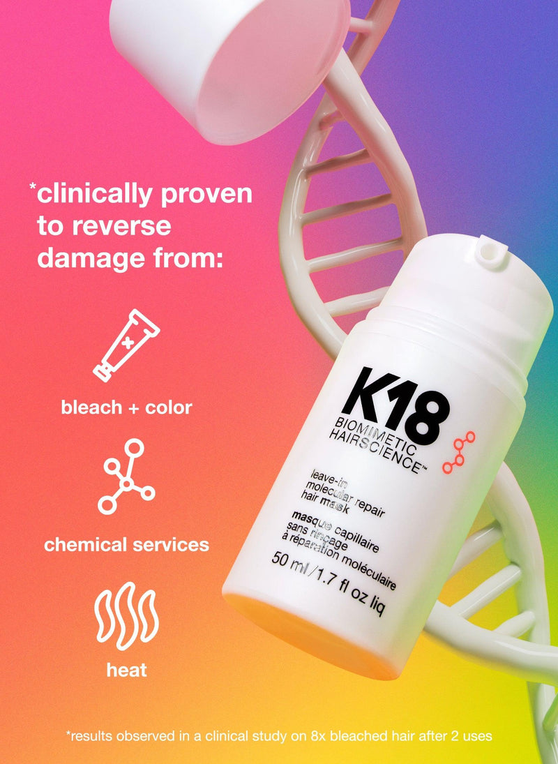 K18 - Leave-in Molecular Repair Hair Mask - 5ml - Reflexions Salon