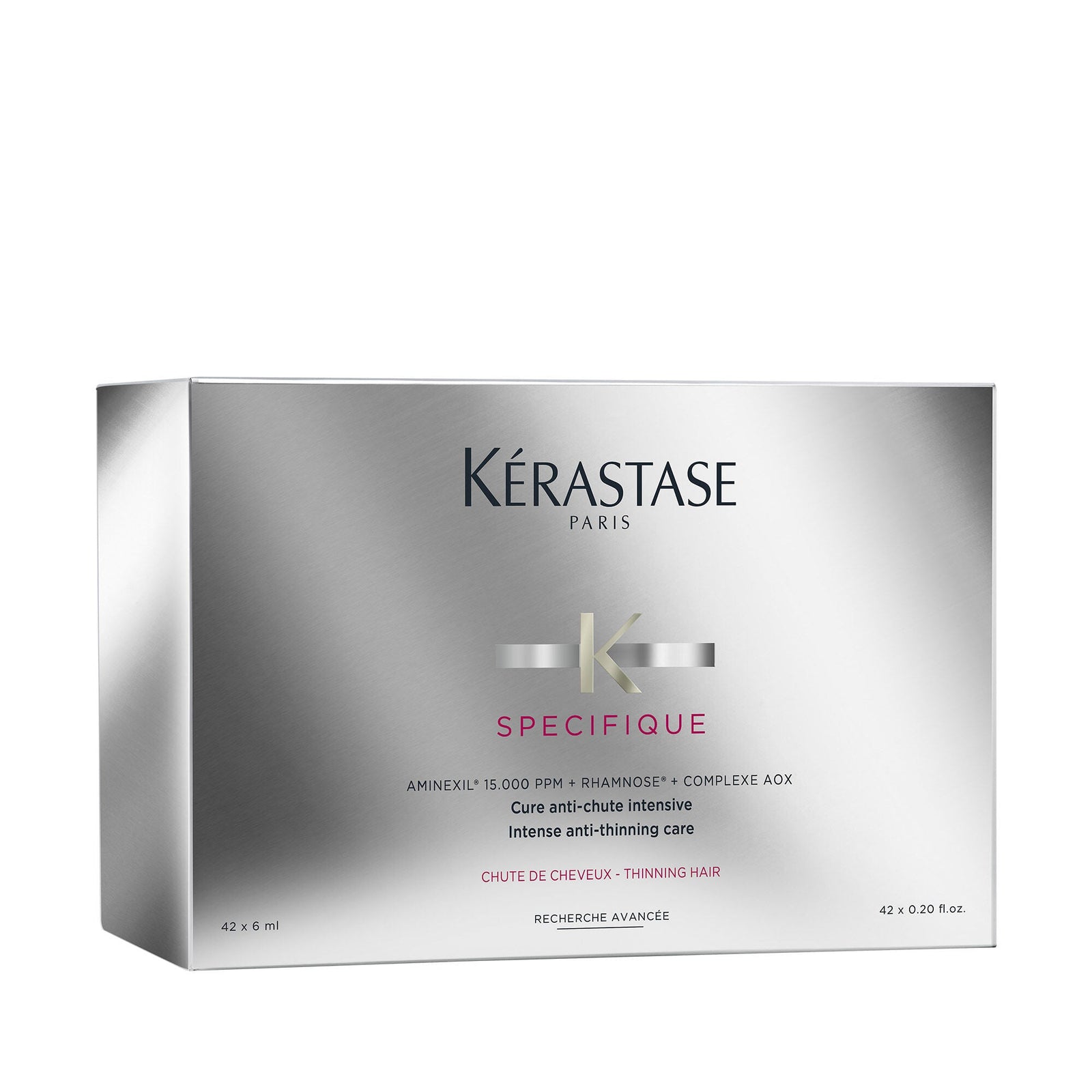 Kerastase Specific - Aminexil Cure Anti-Chute Intensive 42x6ml — clean official Kérastase packshot