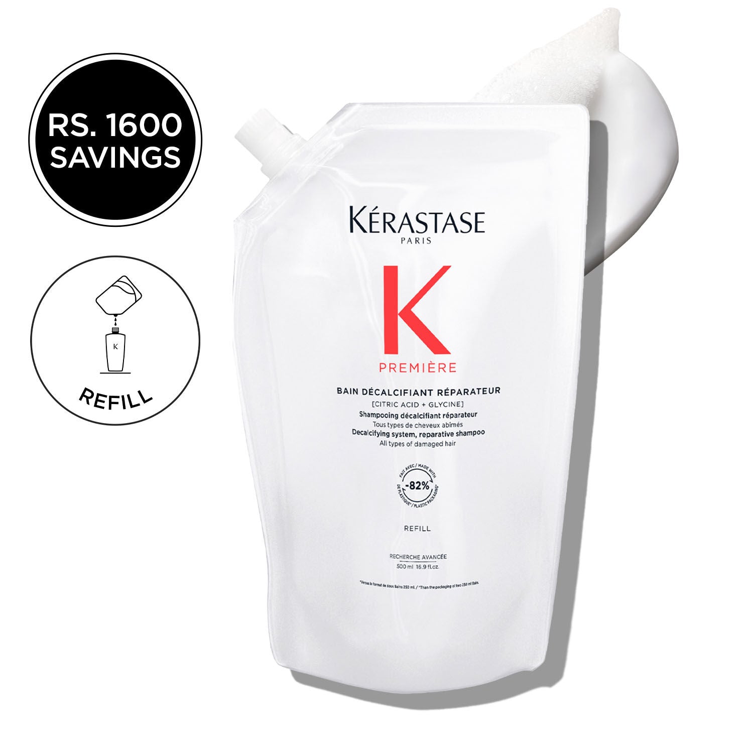 Kerastase Premiere - Bain Decalcifiant Reparateur Shampoo Refill 500ml — official Kérastase product image