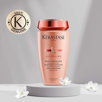 Kerastase Discipline Bain Fluidealiste Gentle Shampoo, Sulfate Free, For Frizzy & Color-Treated Hair (250ml) - Reflexions Salon