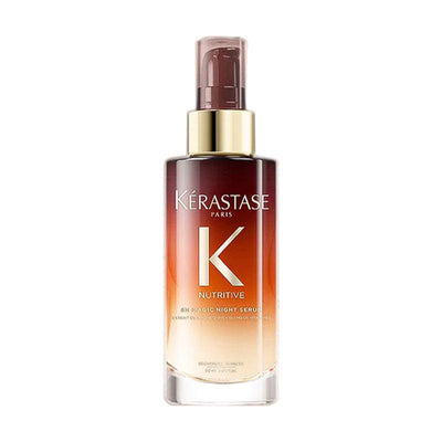 Kerastase Nutritive 8H Magic Night Serum, 96 Hr Frizz Control, Enriched with Vitamin E ( 90ml) - Reflexions Salon