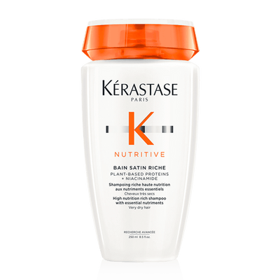 Kerastase Nutritive Bain Satin Riche, For Very Dry Hair, Gives 72Hr Hydration (250ml) - Reflexions Salon