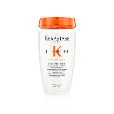 Kerastase Nutritive Bain Satin Riche, For Very Dry Hair, Gives 72Hr Hydration (250ml) - Reflexions Salon