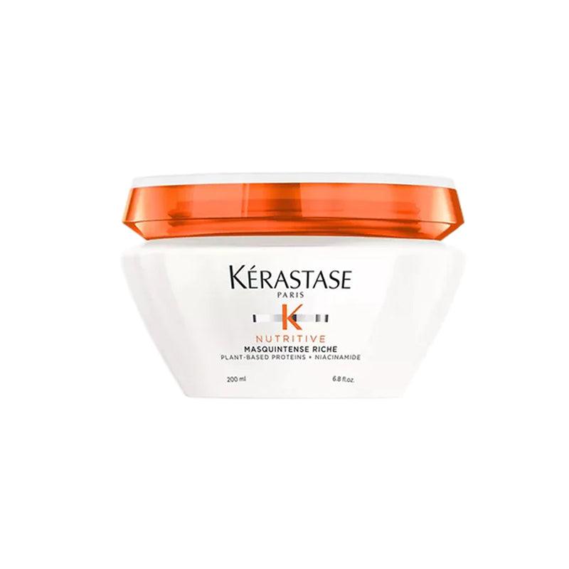 Kerastase Nutritive Masquintense Riche Mask, 72Hr Nourishing Mask For Thick Hair, Hydrates Hair (200ml) - Reflexions Salon