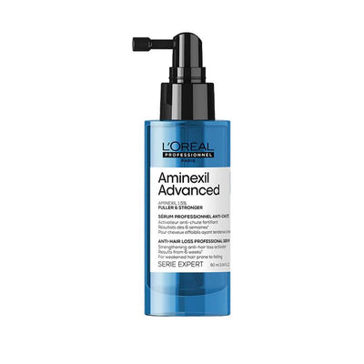 L'Oreal Professional Aminexil Advanced Anti-Hair Loss Activator Serum, Treats Hair Loss in 6 weeks* (90ml) - Reflexions Salon