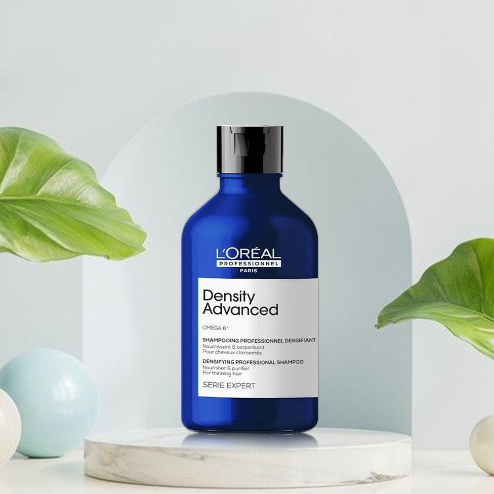 L'Oreal Professional Paris Density Advanced Shampoo, With Omega 6, For Thinning Hair (300ml) - Reflexions Salon